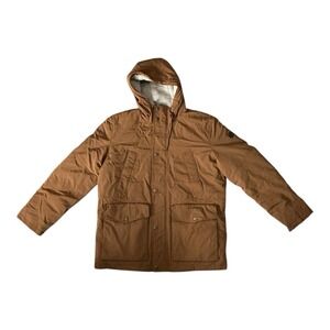 London Fog‎ - Faux Sherpa Lined Parka (Large) - Hooded Down Alternative